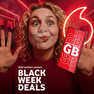 Thumbnail Vodafone Black Weeks GigaMobil XL &amp; Young XL: Unlimited 5G ab 19,99€ mit GigaKombi (ohne ab 29,99€) 🔴⚫️ ohne Anschlussgebühr