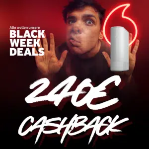 Thumbnail Black Week Deal: Vodafone GigaZuhause CableMax 1000 mit 240€ Cashback für 49,99€/Monat 👶 für alle unter 28 Jahre sogar mit 200€ BestChoice on top!