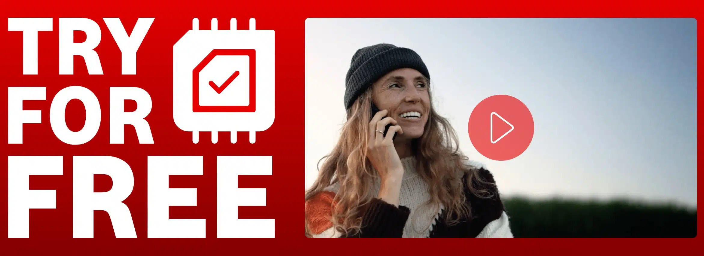 Vodafone Try for Free Banner