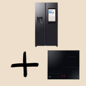 Samsung Family Hub RS97F Side-by-Side mit View Inside + Autarkes Induktionskochfeld 60 cm