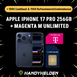 Thumbnail 🍎 250€ Extra-Bonus für Apple iPhone 17 Pro (256GB) für 339€ + Telekom Magenta M Unlimited für 49,95€/Monat + 0,00€ AG