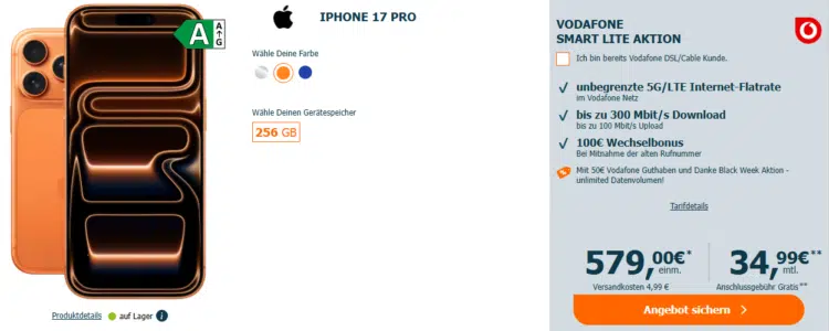 iPhone 17 Pro Handytarif
