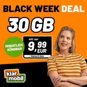 Thumbnail Noch ein Black Friday BANGER 🔥 30GB 5G Telekom Allnet Flat für 9,99€ ✅ monatlich kündbar