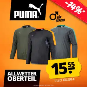PUMA ftblNXT Herren Allwetter Oberteil für 20,50€ inkl. Versand