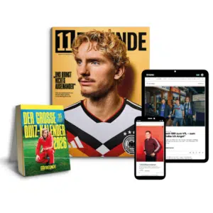 Thumbnail ⚽️ Das perfekte Geschenk für Fußballfans: 11FREUNDE Jahresabo + exklusiver Quiz-Kalender