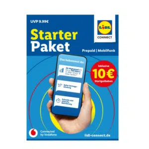 Thumbnail Lidl Connect Starterpaket im Vodafone Netz für 1,99€ (statt 10€)