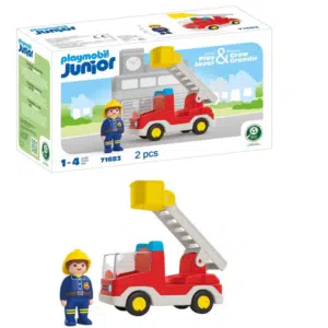 Thumbnail 🚒 Playmobil JUNIOR - Feuerwehrleiterfahrzeug für 10,60€ (statt 17€)