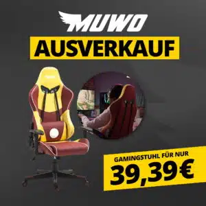 Thumbnail 🕸️ MUWO Hero Gamingstuhl im Iron Man Look für 44,44€