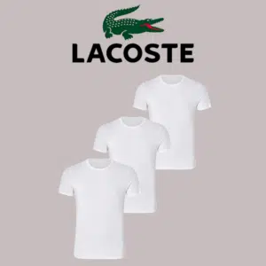 Thumbnail Lacoste 3-Pack Basic Crew Shirts für 24,99€ (statt 44€)