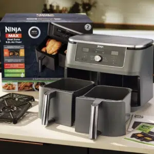 Thumbnail Ninja DZ400EU Heißluftfritteuse 9.5 l 2470 Watt Grau für 115€