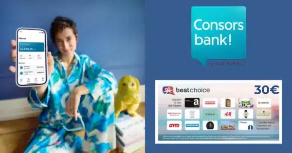 Consorsbank Tagesgeld: 130€ Boni + 3,10% Aktions-Zins