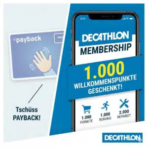 Decathlon Membership 1.000 Willkommenspunkte