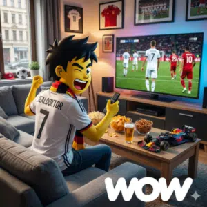 Thumbnail WOW Live-Sport Jahresabo: 29,99€ mtl. (statt 44,99€) ⚽️🏎