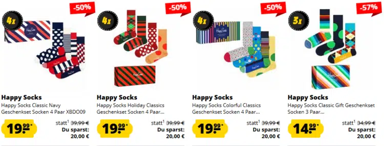 Happy Socks Socken-Geschenksets