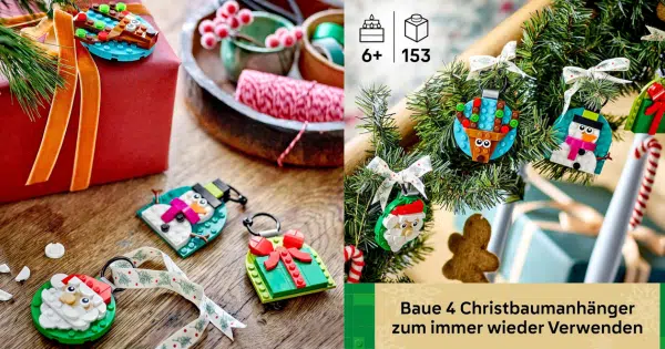 LEGO Verschiedene Christbaumanhänger
