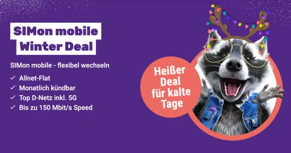 SIMon mobile
Winter Deal