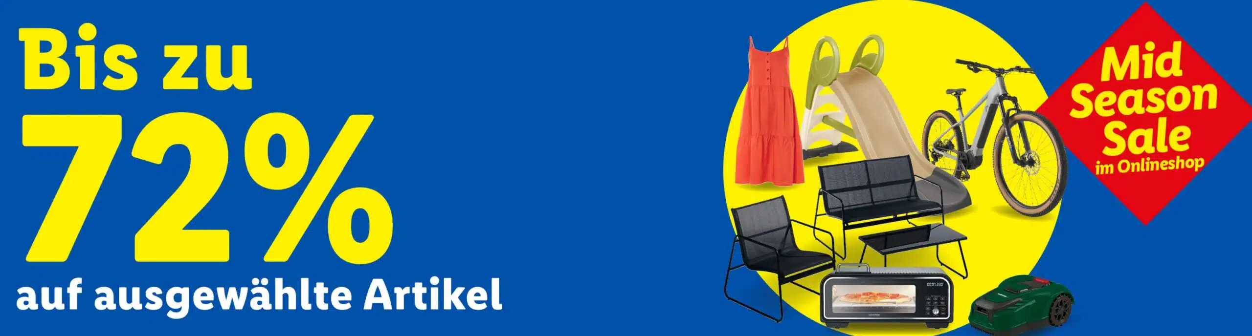Bis zu 72% Rabatt im LIDL Mid Season Sale