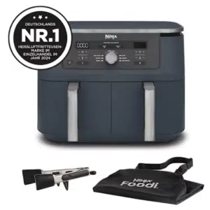 Thumbnail Ninja MAX 6-in-1 Dual Zone DZ400 Airfryer | Heißluftfritteuse (9,5L) zum Bestpreis: 134,99€ + Gratis-Zubehör