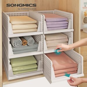 Thumbnail Endlich Ordnung im Schrank: 6er Set SONGMICS Organizer für nur 23,99€