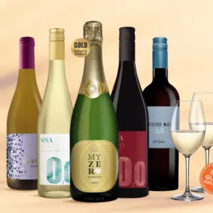 Thumbnail 2 Schott Zwiesel Gläser inklusive 🍇 Vinos Null Prozent Paket mit 5 Flaschen alkoholfreiem Wein (0,0%)