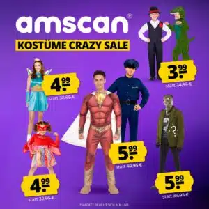 Thumbnail 🥸 Karneval kann kommen! 🤩 amscan Kostüme ab nur 2,99€