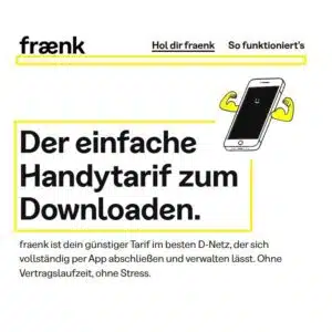 Thumbnail 📲 mtl. kündbare 24GB 5G &amp; LTE Telekom Allnet für 10€/Monat | 49GB für 15€ (fraenk / congstar / KwK auch möglich)