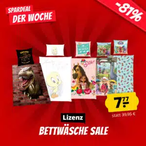 Thumbnail 😴 Lizenz-Bettwäsche ab 5€ - z.B. Jurassic World, Looney Tunes uvm.