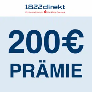 1822direkt: 200€ Prämie für das Girokonto GiroDirekt