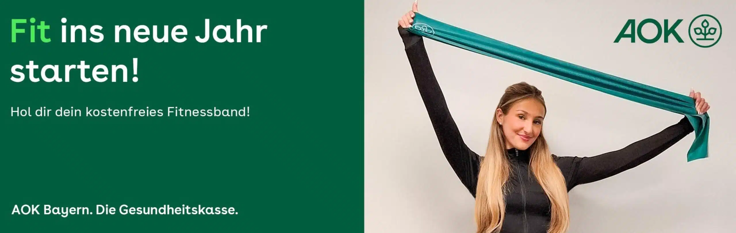 Kostenfreies Fitness-Band bei der AOK