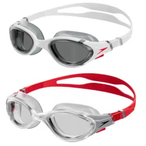 Thumbnail Speedo Biofuse 2.0 Schwimmbrille rot oder weiß für 13,75€ (statt 23€)