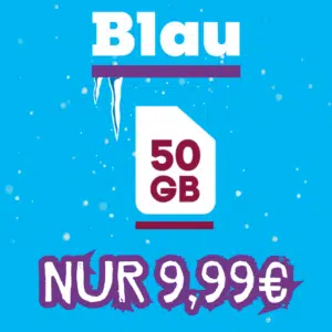 Thumbnail 🔵🟣 Blau Allnet Flat mit 50GB 5G Allnet für 9,99€/Monat + 3 Monate GRATIS (o2-Netz)