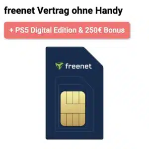 Thumbnail PS5 Slim Digital Edition für 0€ + 50GB LTE/5G Allnet für 29,95€/Monat + 100€ Cashback + 150€ Wechselbonus (freenet Telekom Magenta Mobil M)