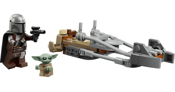 LEGO Star Wars Der Mandalorianer & Grogu auf dem Speeder Bike für 6,99€