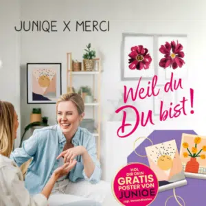 Thumbnail Gratis JUNIQE Poster (Wert: 14,99€) mit merci lovelies Aktionspackung