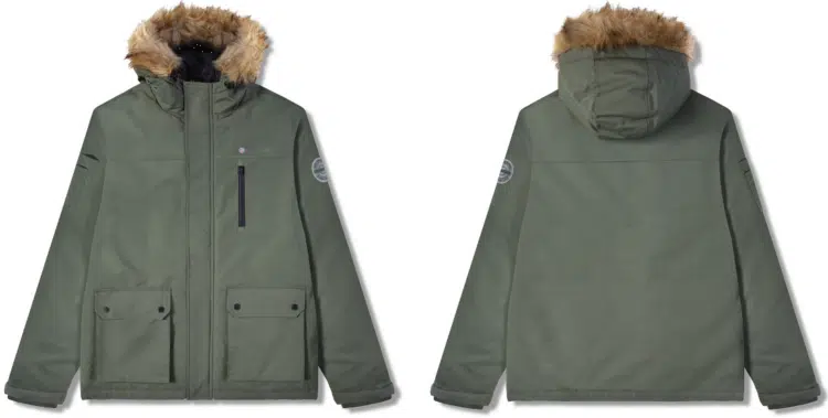 Lambretta Herren-Parka mit Fellkragen 