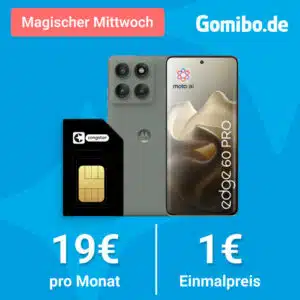 Gomibo Magischer Mittwoch Motorola Moto Edge 60 Pro Tarif