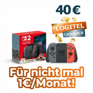 Thumbnail 40€ Cashback on top! 🎮 Nintendo Switch 2 Mario Kart Edition für 49€ + 50GB 5G/LTE otelo Allnet für 19,99€/Monat + 10€ Wechselbonus (Otelo Allnet Flat Classic)