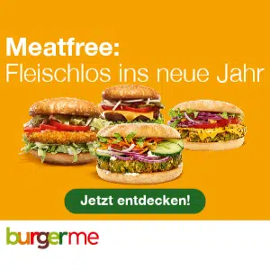Thumbnail burgerme: Fleischlos ins neue Jahr – 5€ Rabatt auf 2 Meatfree Burger