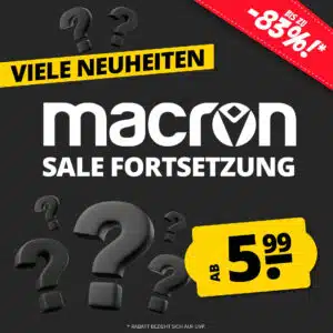 Thumbnail 😎 Nachschub! ⚽ Macron Fanartikel Sale bei SportSpar - Caps, Trikots, Hosen bis zu 83% reduziert
