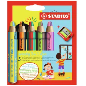 Thumbnail STABILO woody 3 in 1 duo 5er Set mit Spitzer für 11,06€ (statt 15€)
