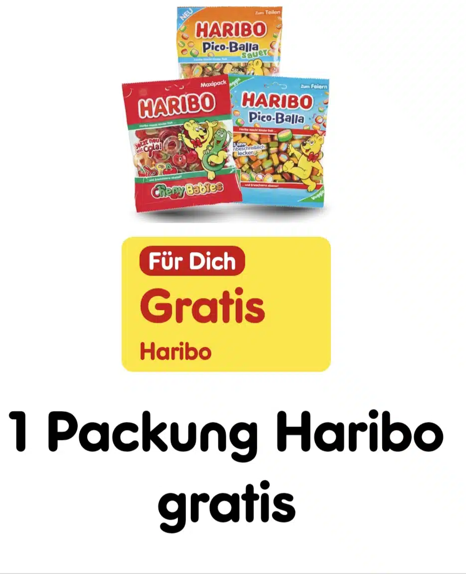 Ax Ribo Plus Haribo Tüte gratis bei Netto MD (Netto Plus App)