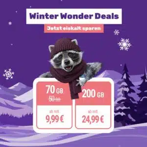 Thumbnail 🦝 SIMon mobile noch besser: mtl. kündbare 80GB 5G Vodafone Allnet ab 9,99€ mtl. ❄️ 150 Mbit/s Speed