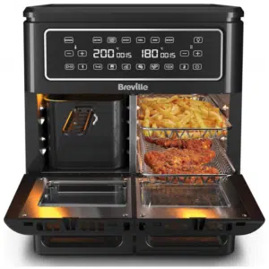 Thumbnail 😍 Breville Heißluftfritteuse Halo Flexi 11L für 97,68€ (statt 193€)