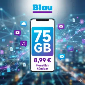 Thumbnail Geheim-Deal 🤫 Blau Allnet XL Flex mit 75GB LTE für 8,99€ mtl. + 0,00€ Anschlusspreis + ohne Laufzeit!