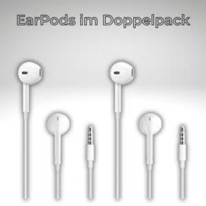 Thumbnail 2x Apple EarPods (Klinke) für nur 22,90€ – Akku-frei genießen!