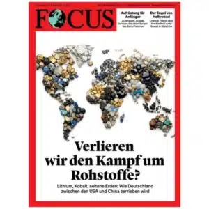 Focus Cover Ausgabe Mai 2026 - "Verlieren wir den Kampf um Rohstoffe?"