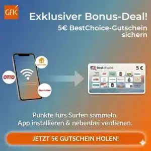 Exklusiver Bonus-Deal bei GfK