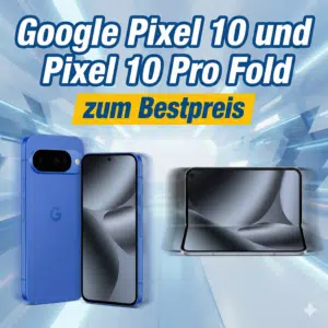 Thumbnail Google Pixel 10 und Pixel 10 Pro Fold zum Bestpreis: MwSt. geschenkt + 150€ Ankauf-Bonus bei MediaMarkt
