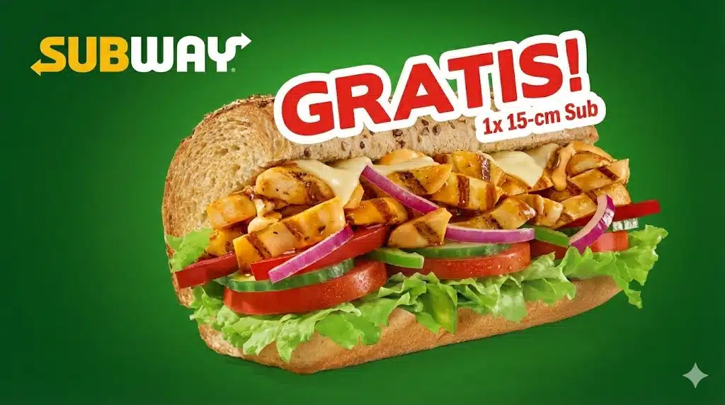 Gratis Sub bei Subway