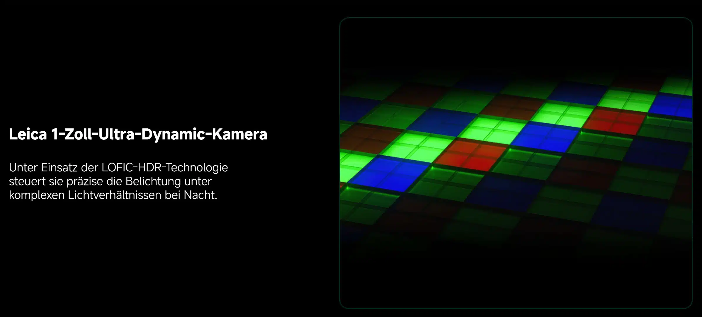 Leica 1-Zoll-Ultra-Dynamic-Kamera Beschreibung